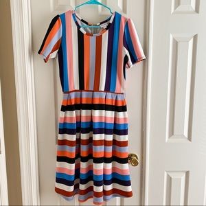 LuLaRoe Amelia Dress Size Medium Like New